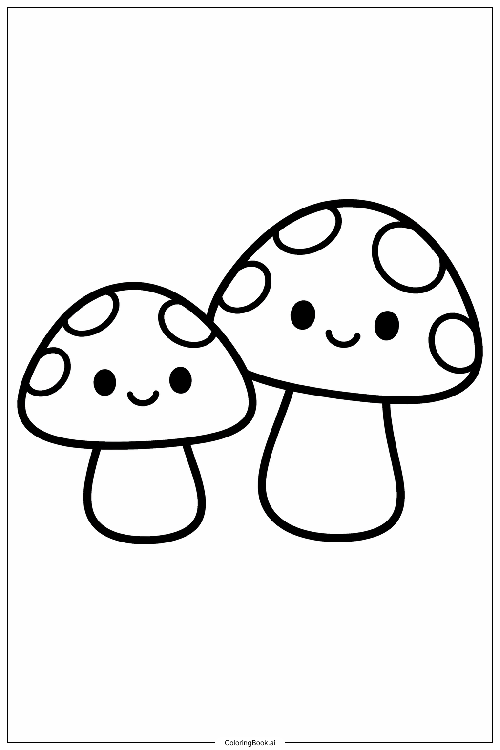 Paire de Champignons Légumes