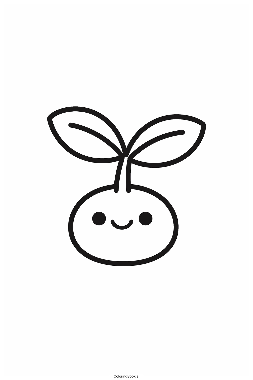  Trang tô màu Cây Mầm Nhỏ Rau Củ 