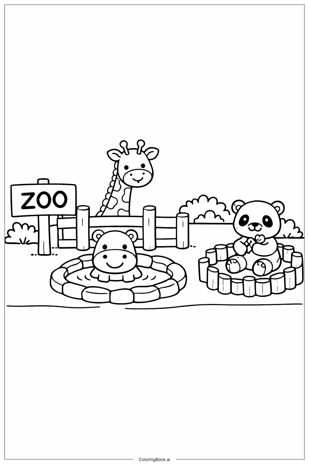  Trang tô màu Thứ Tư Kỳ Quặc Vườn Bách Thú Hỗn Độn 