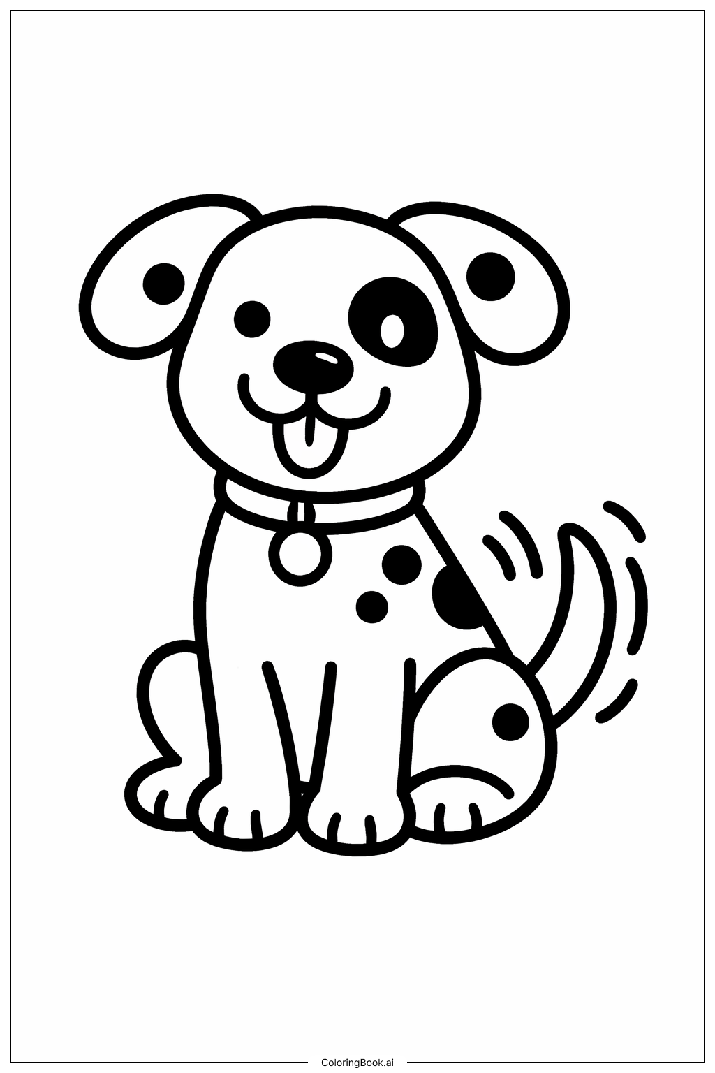 わくわく水曜日の斑点犬