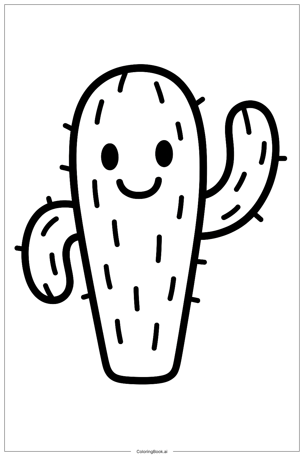  招手仙人掌著色頁 