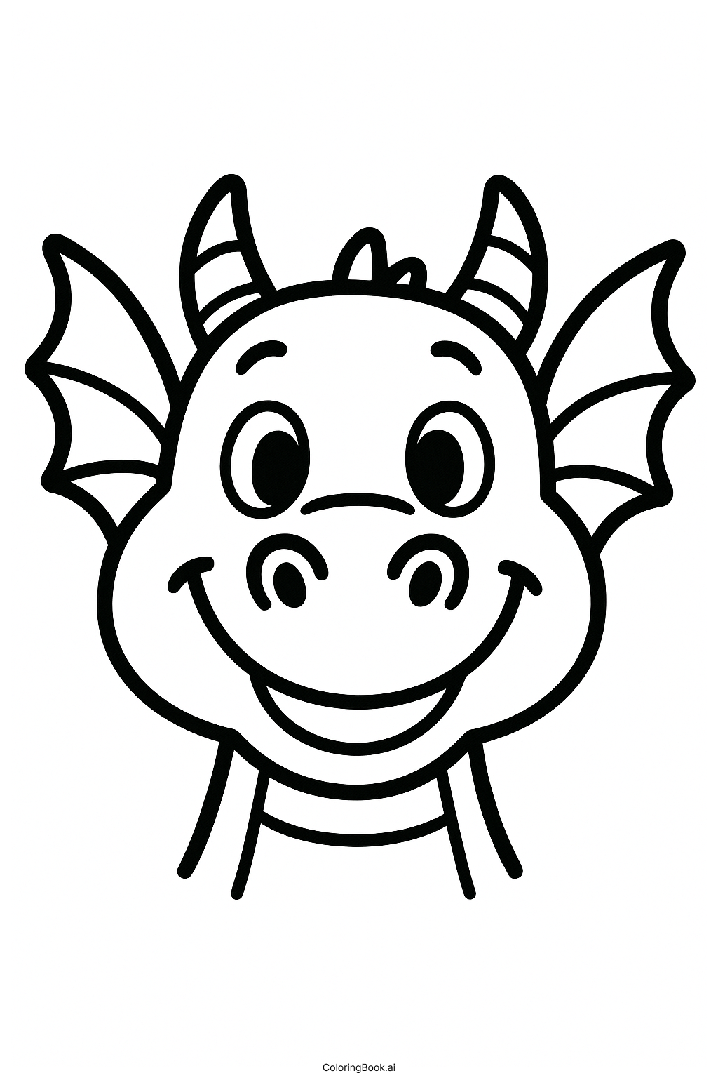  Wings Of Fire Dragon Face Closeup Coloring Page 
