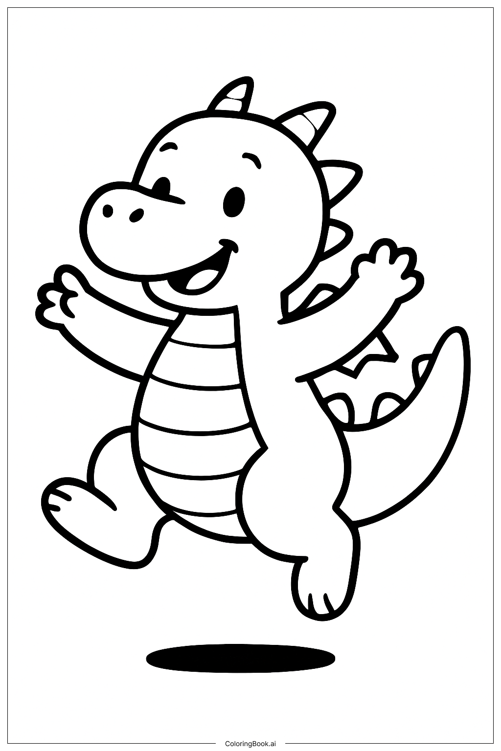 Page de coloriage Saut de Dragon Wings Of Fire