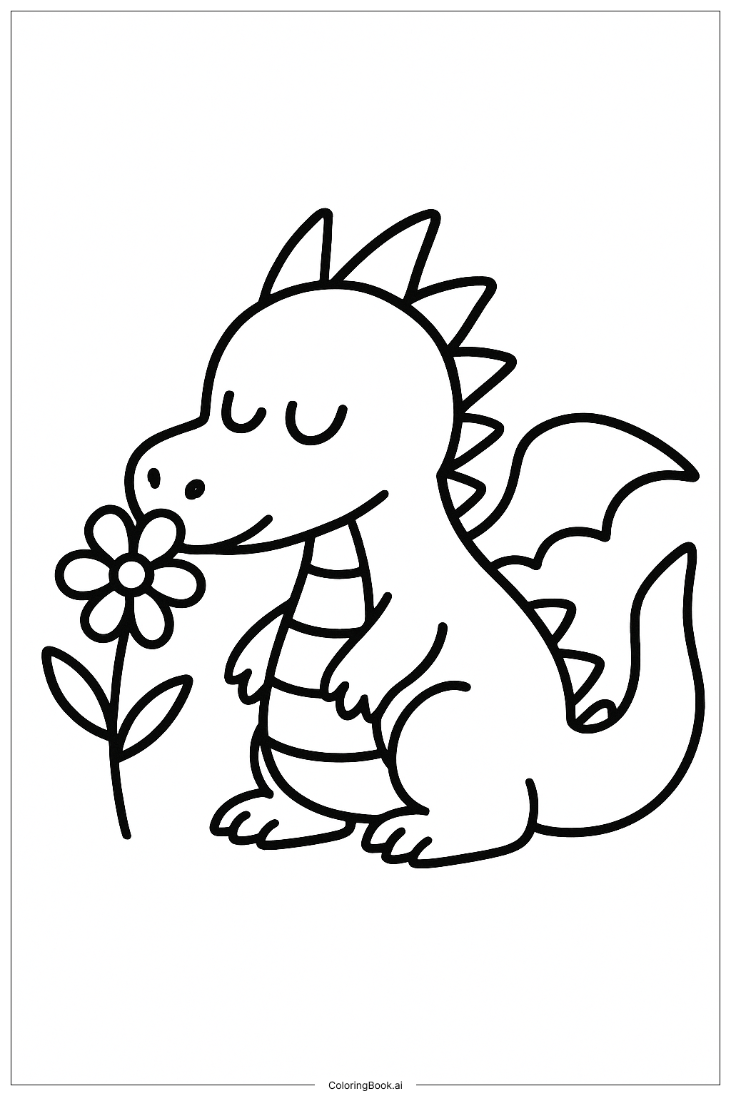 Wings Of Fire Dragon With Flower