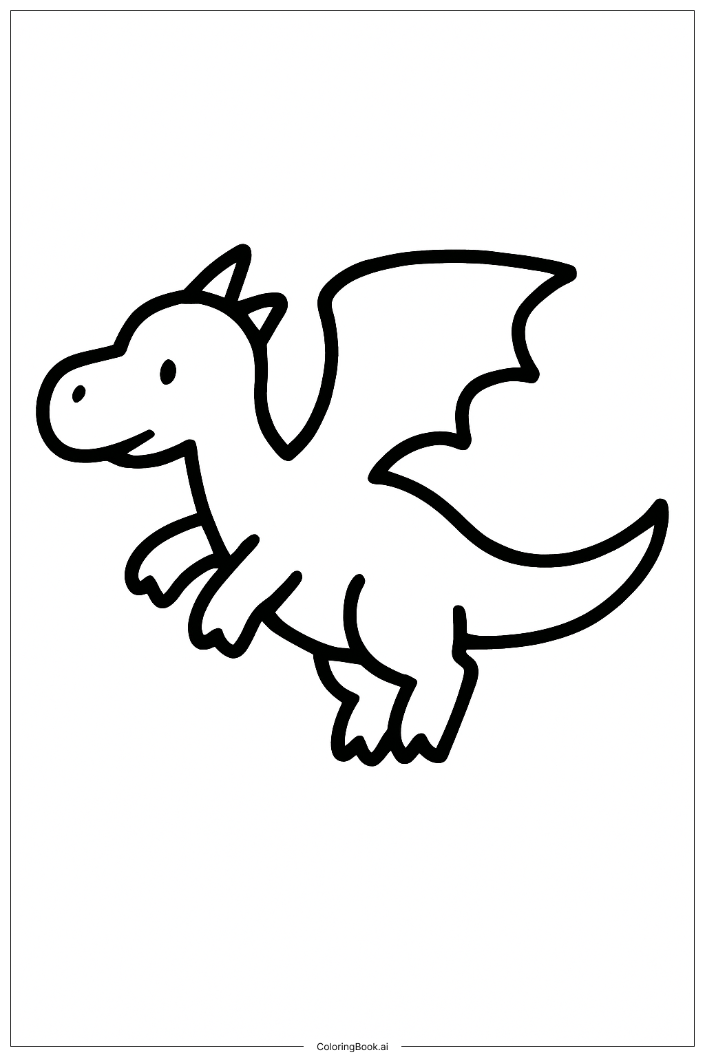  Wings Of Fire Flying Simple Silhouette Coloring Page 