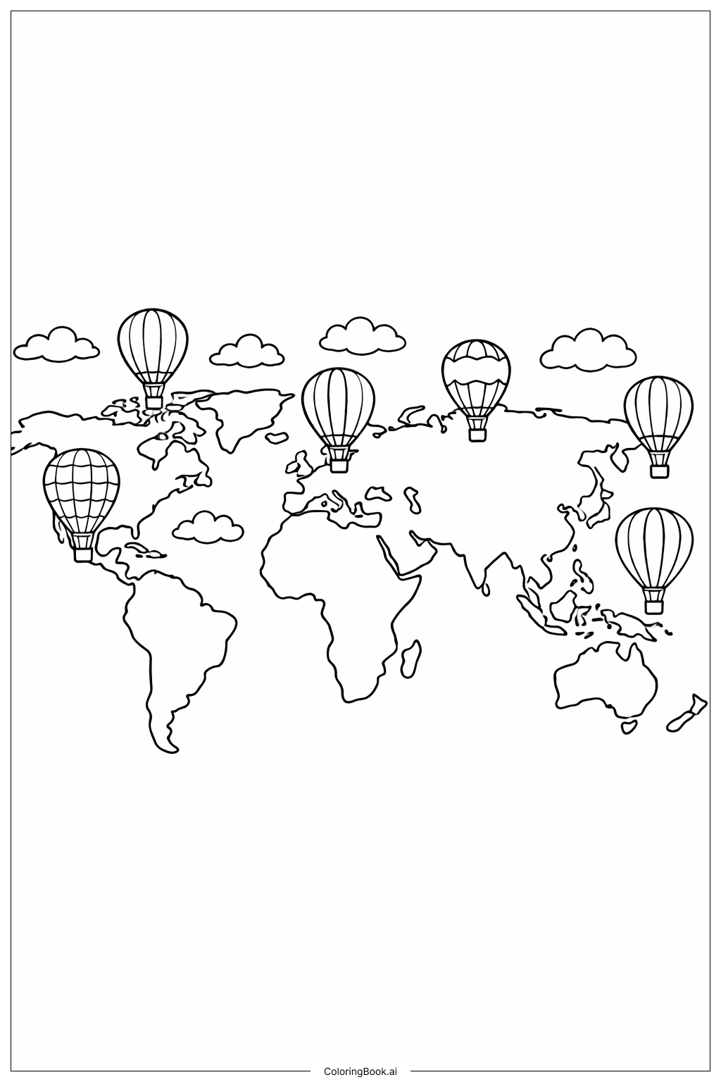 온풍기구가 있는 세계지도