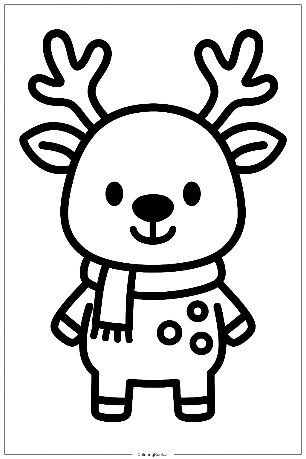 Tuần lộc dễ thương Giáng sinh