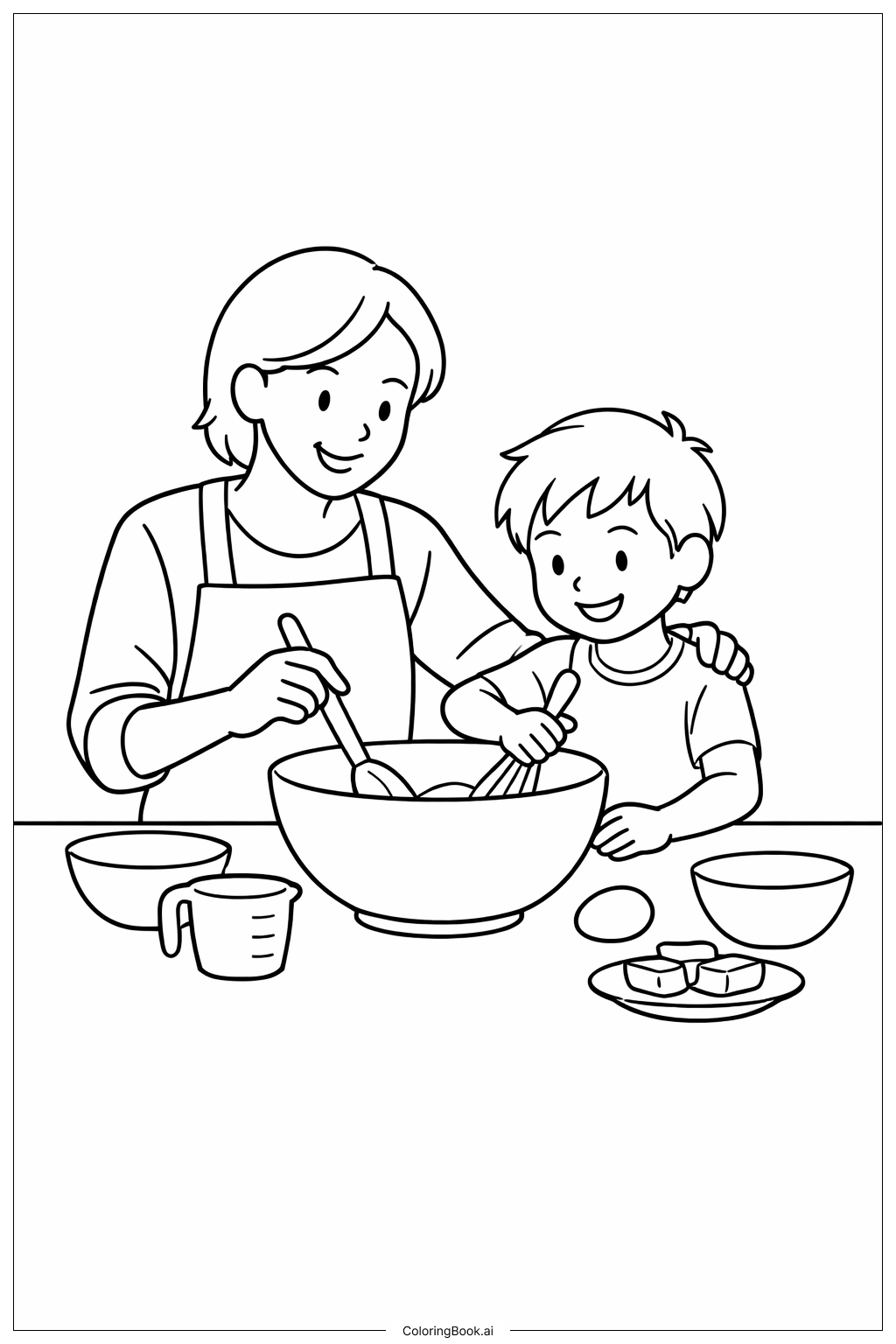 Jeune Chef Cuisinant en Famille Mois de l'Histoire des Noirs