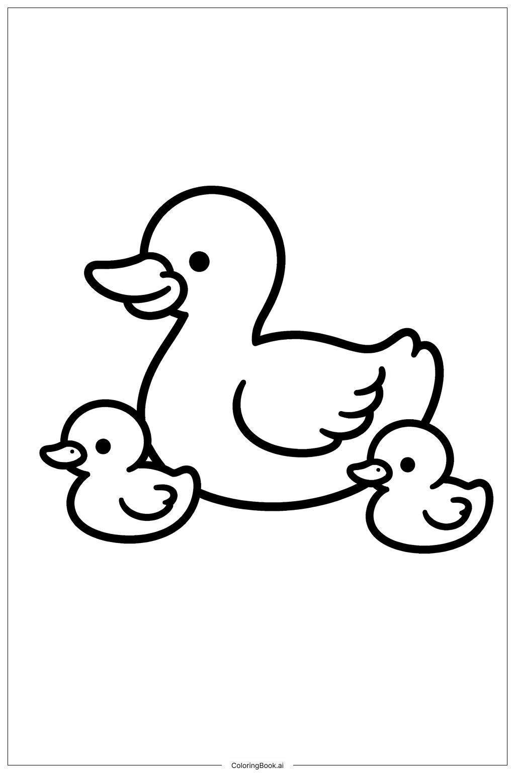 动物园鸭子家庭