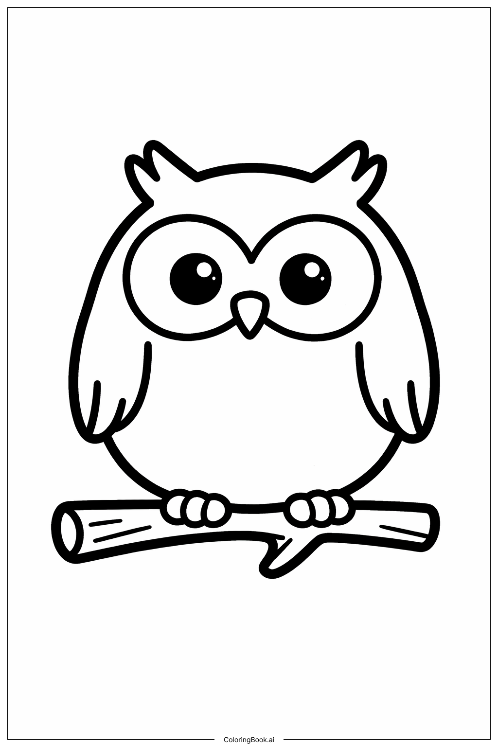  ズーアウルパーチの塗り絵ページ 