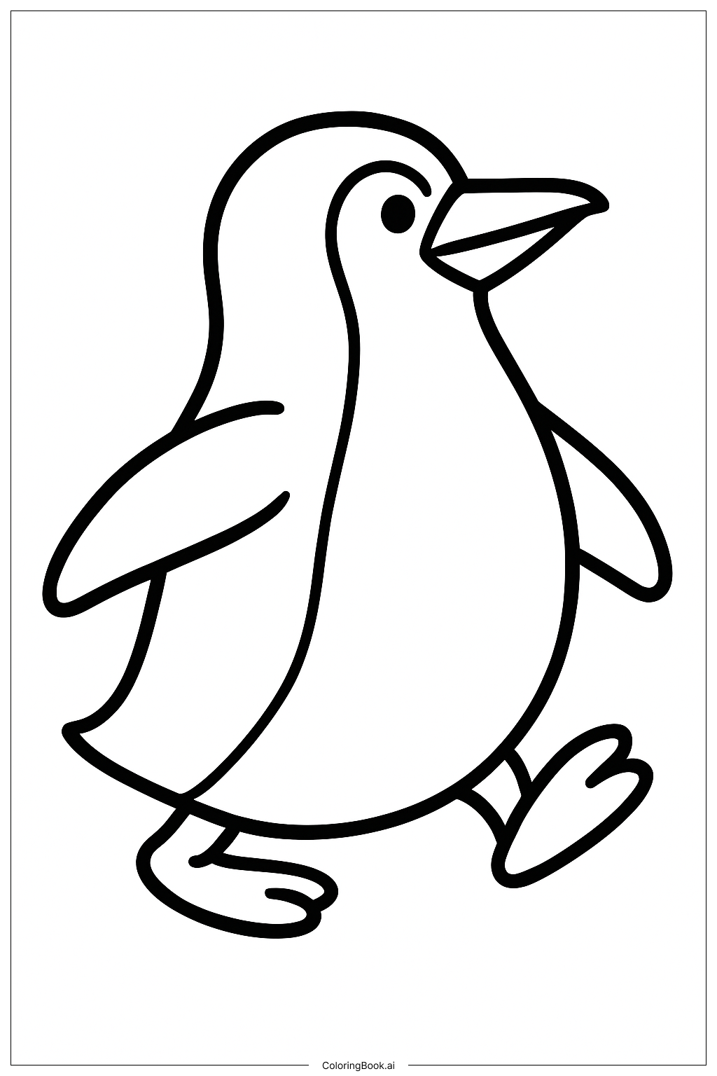  Zootopia Penguin March Coloring Page 