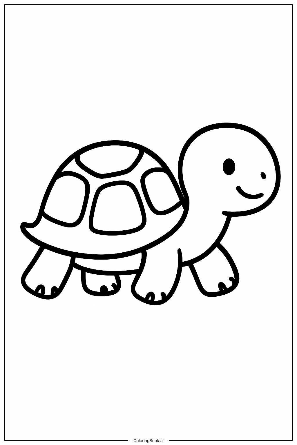  Zootopia Turtle Crawl Coloring Page 